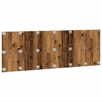 Testiera a Parete Legno Antico 240x1,5x80 cm in Truciolato