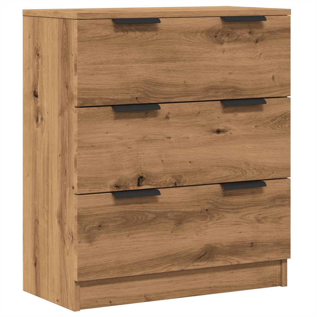 Credenza Rovere Artigianale 60x30x70 cm in Legno Multistrato
