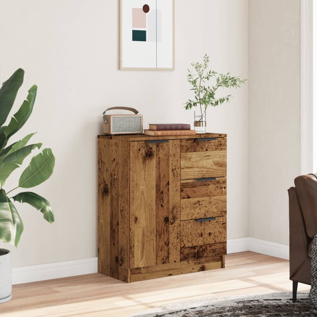 Credenza Legno Antico 60x30x70 cm in Truciolato
