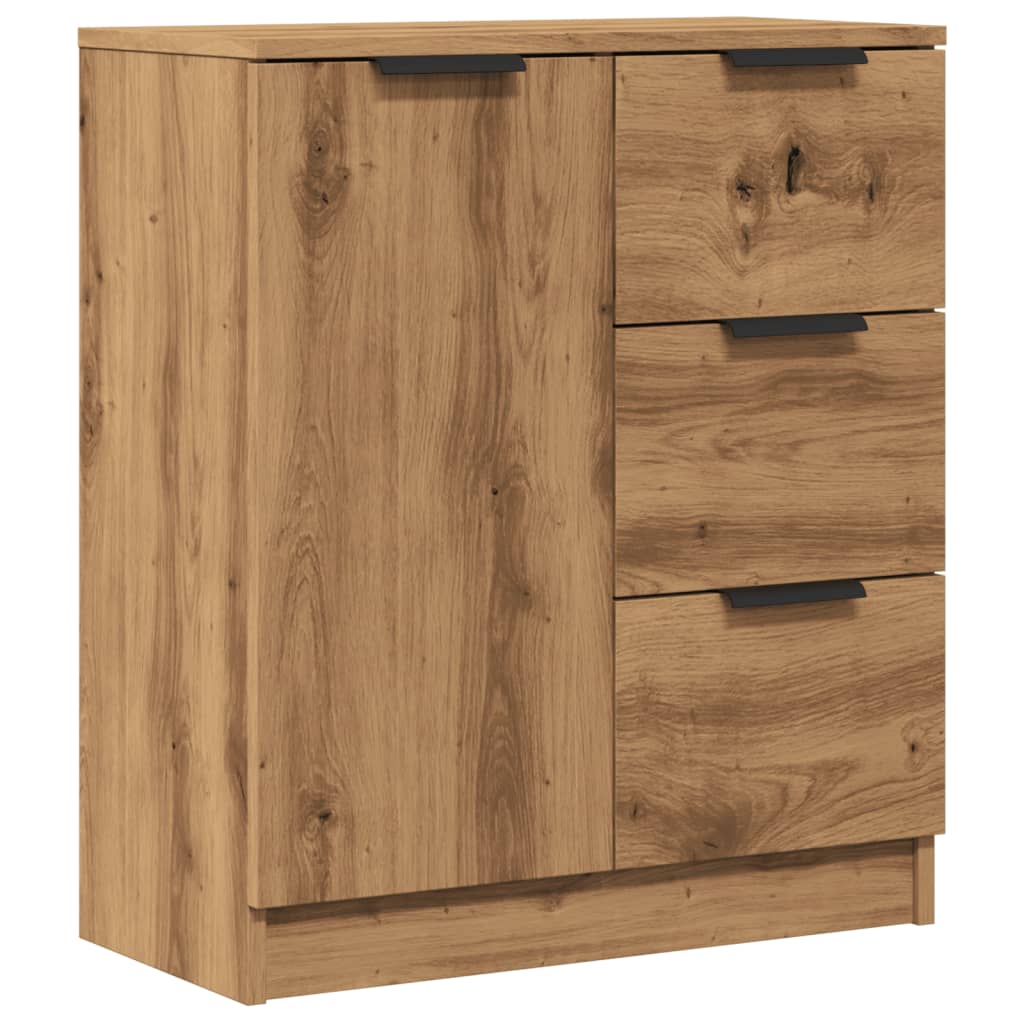 Credenza Rovere Artigianale 60x30x70 cm in Legno Multistrato