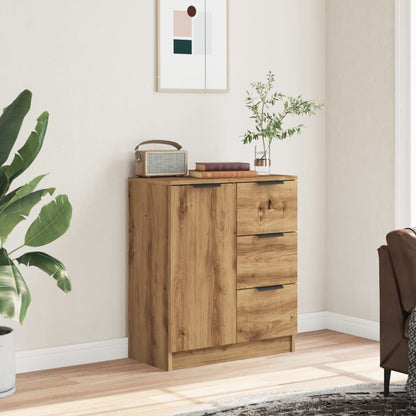 Credenza Rovere Artigianale 60x30x70 cm in Legno Multistrato