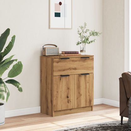Credenza Rovere Artigianale 60x30x70 cm in Legno Multistrato