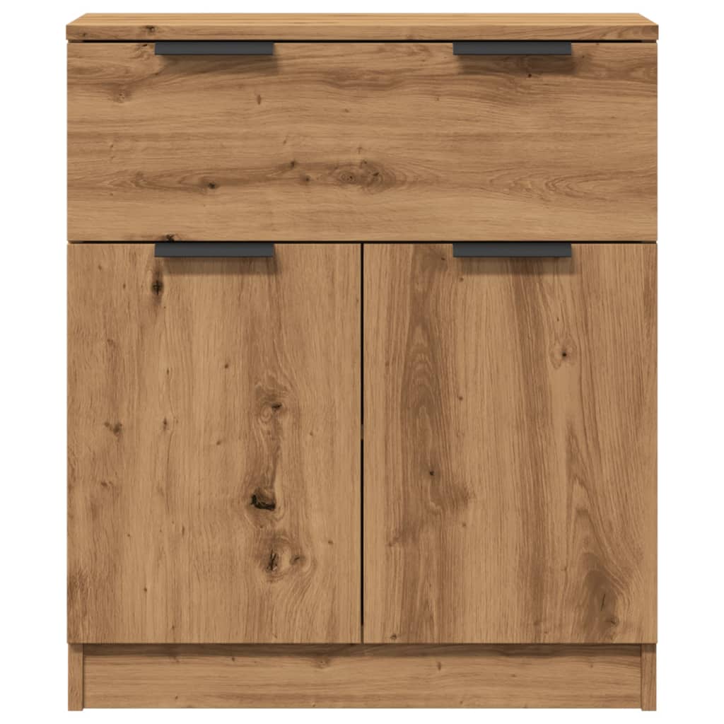 Credenza Rovere Artigianale 60x30x70 cm in Legno Multistrato