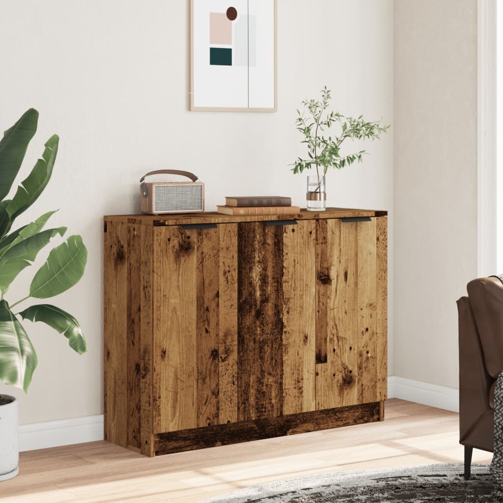 Credenza Legno Antico 90,5x30x70 cm in Truciolato