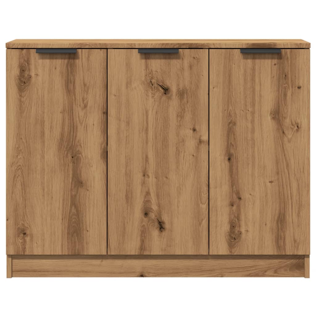 Credenza Rovere Artigianale 90,5x30x70 cm in Legno Multistrato