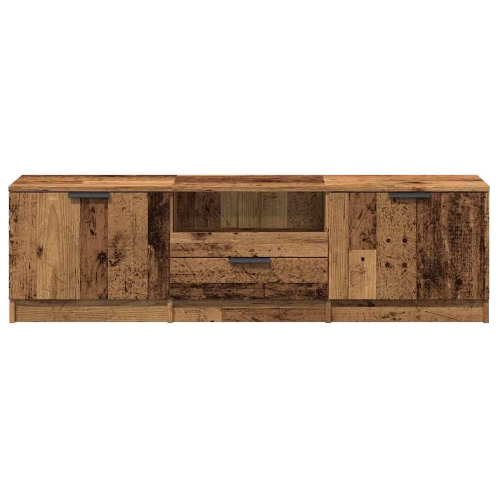 Mobile Porta TV in Legno Vecchio 140x35x40 cm in Truciolato