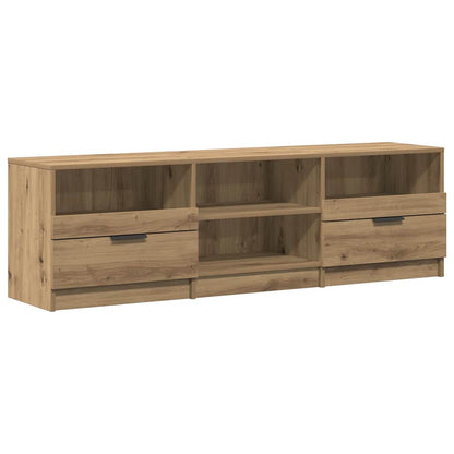 Mobile Porta TV Rovere Artigianale 150x33,5x45 cm in Truciolato