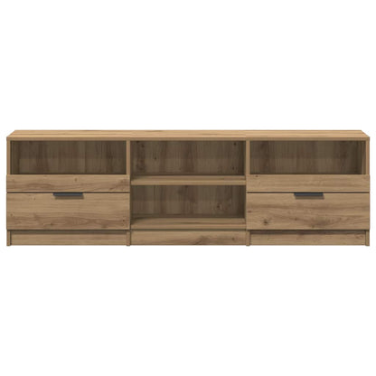 Mobile Porta TV Rovere Artigianale 150x33,5x45 cm in Truciolato