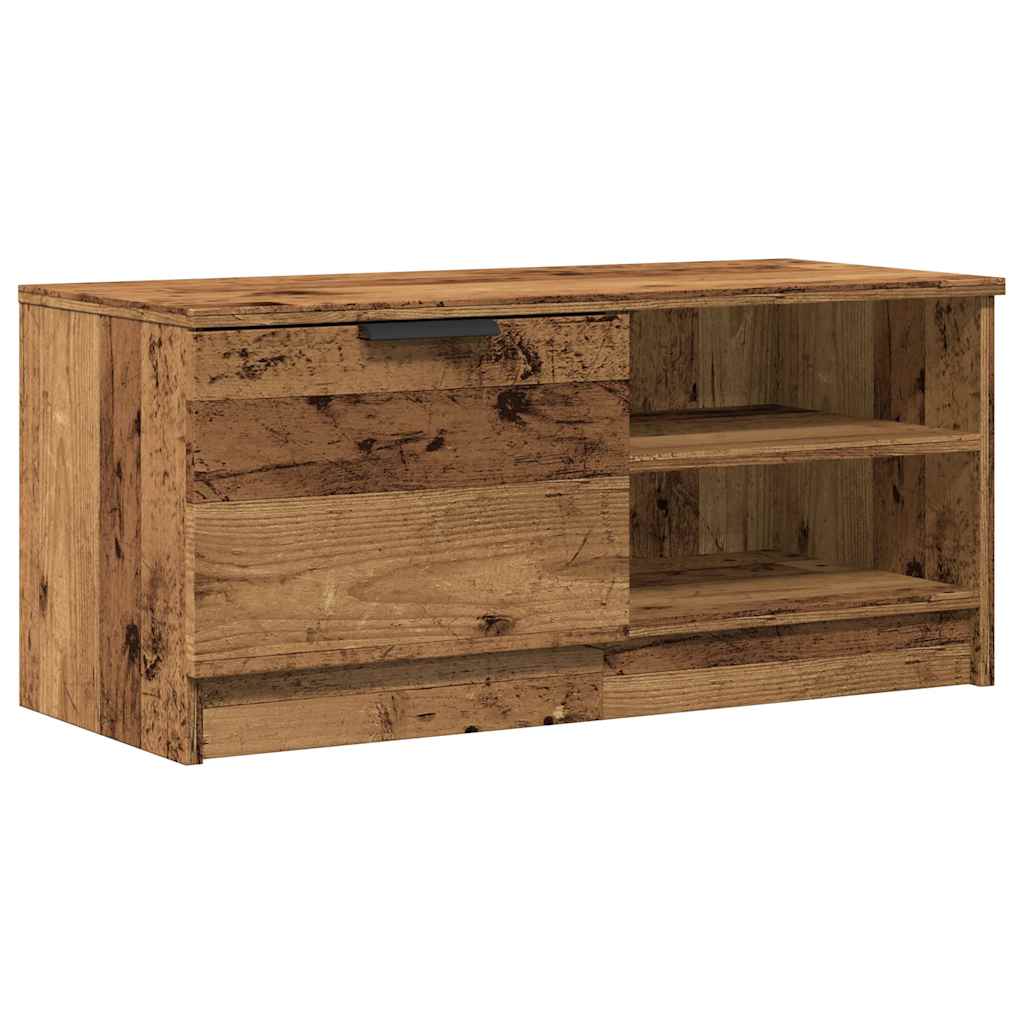 Mobile Porta TV Legno Vecchio 80x35x36,5 cm Legno Multistrato