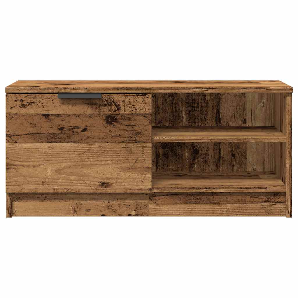 Mobile Porta TV Legno Vecchio 80x35x36,5 cm Legno Multistrato