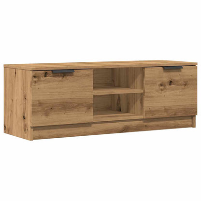Mobile TV Marrone Artigianale 102x35x36,5 cm Legno Multistrato
