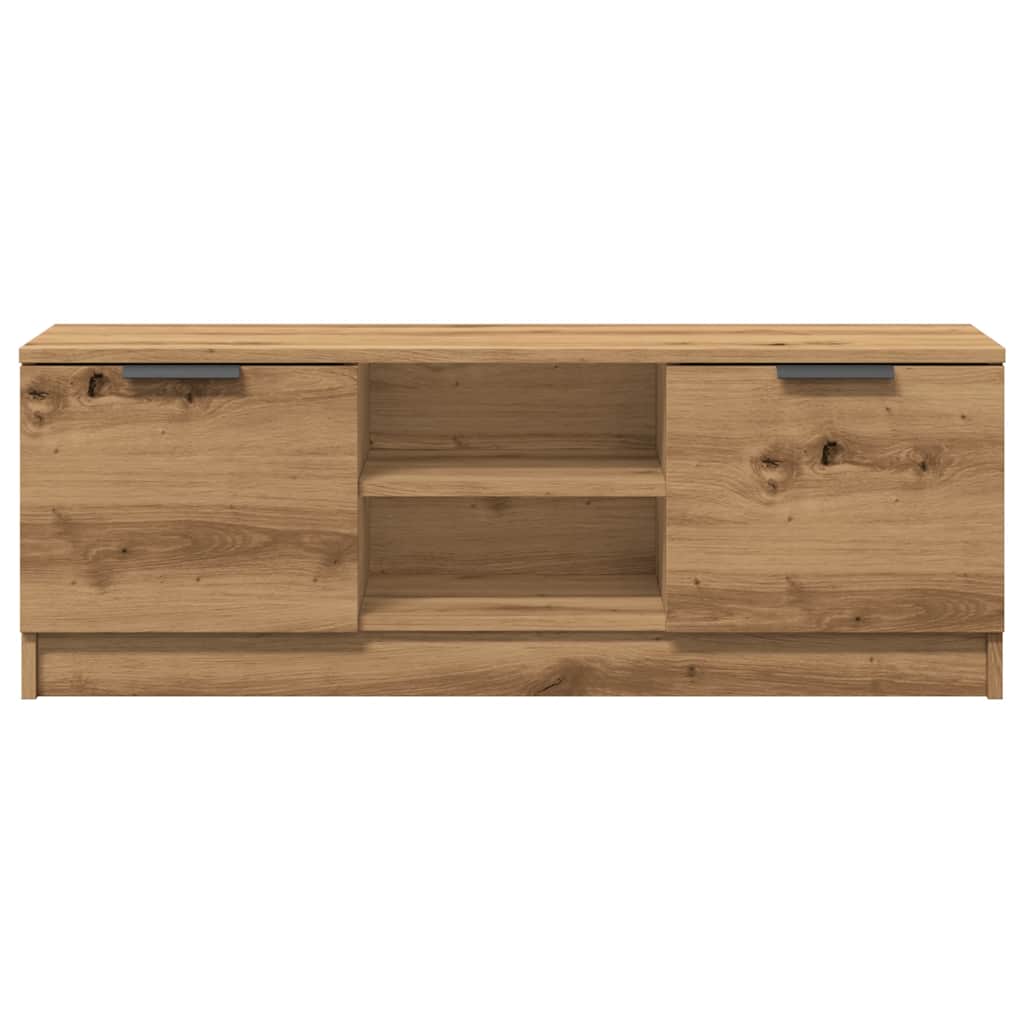 Mobile TV Marrone Artigianale 102x35x36,5 cm Legno Multistrato