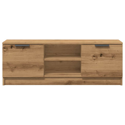 Mobile TV Marrone Artigianale 102x35x36,5 cm Legno Multistrato