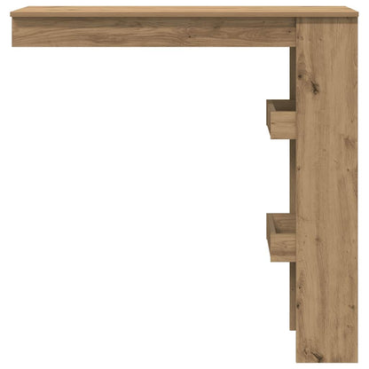Bancone da Muro Rovere Artigianale Legno Multistrato