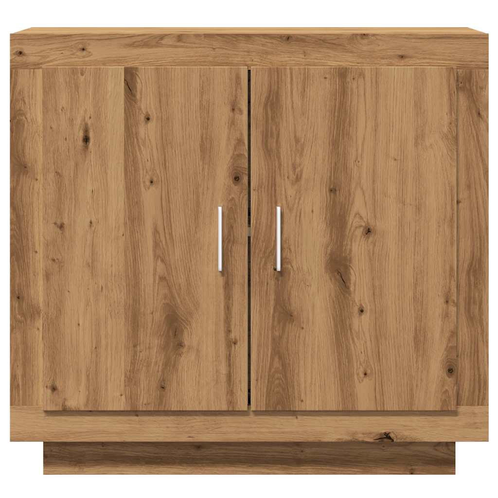 Credenza Rovere Artigianale 80x40x75 cm in Legno Multistrato