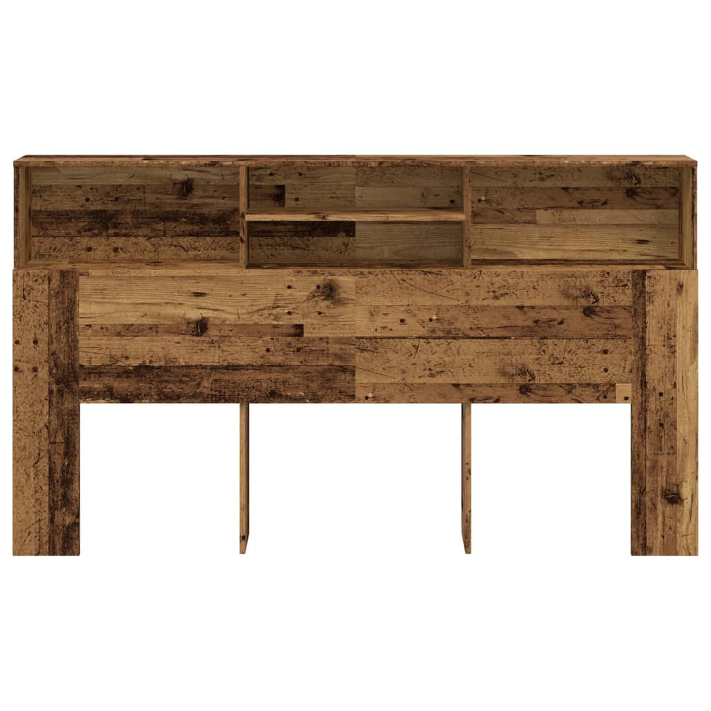 Testiera con Contenitore Legno 180x19x103,5 cm in Truciolato