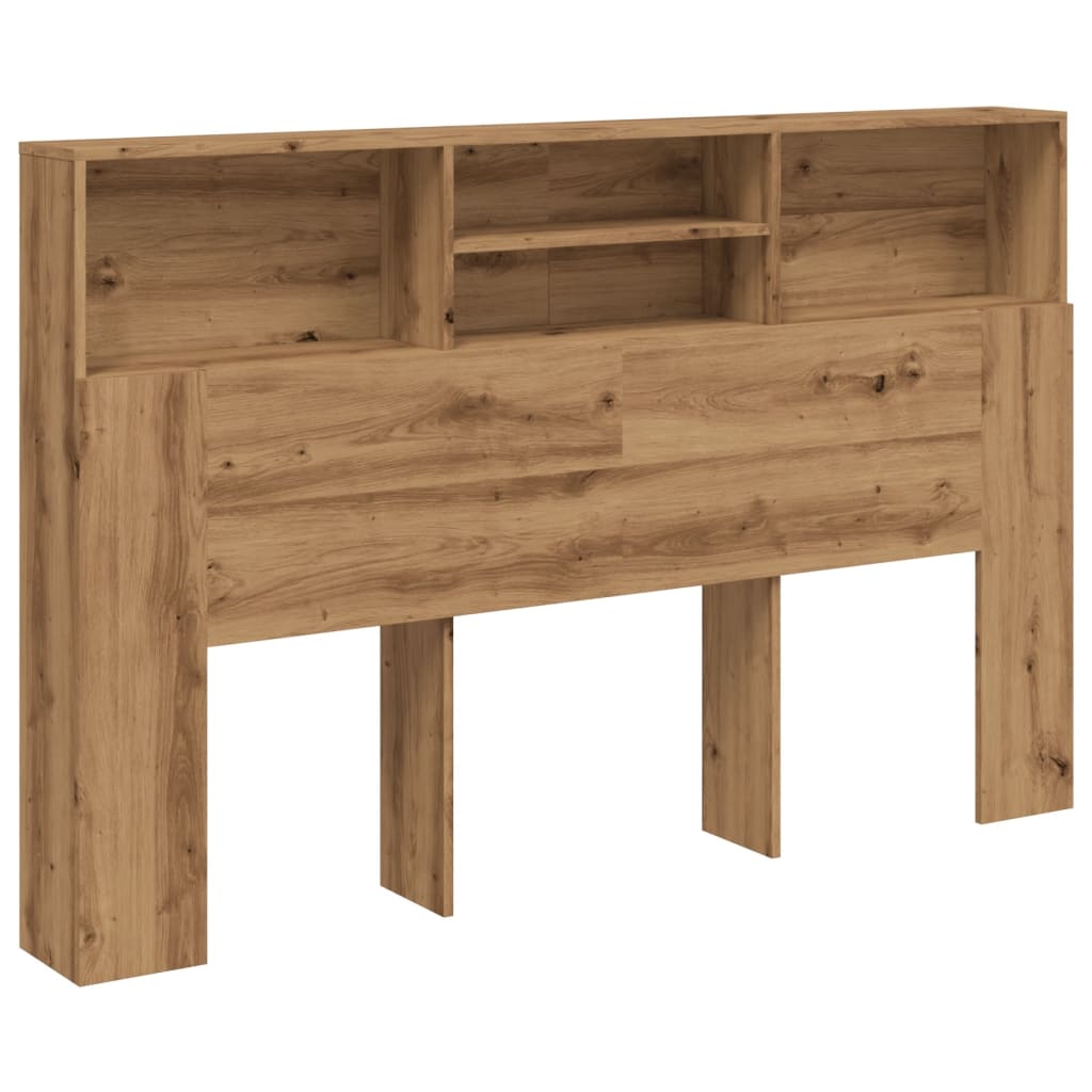 Testiera con Contenitore Artigianale 180x19x103,5cm Multistrato