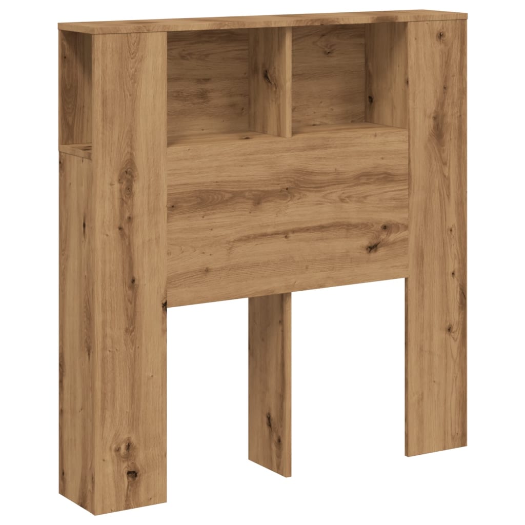 Testiera con Contenitore Artigianale 100x19x104,5cm Multistrato
