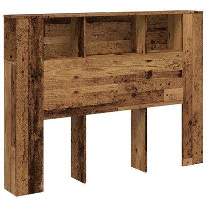 Testiera Contenitore Legno Antico 140x18,5x102,5 cm Truciolato
