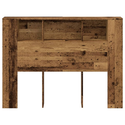 Testiera Contenitore Legno Antico 140x18,5x102,5 cm Truciolato