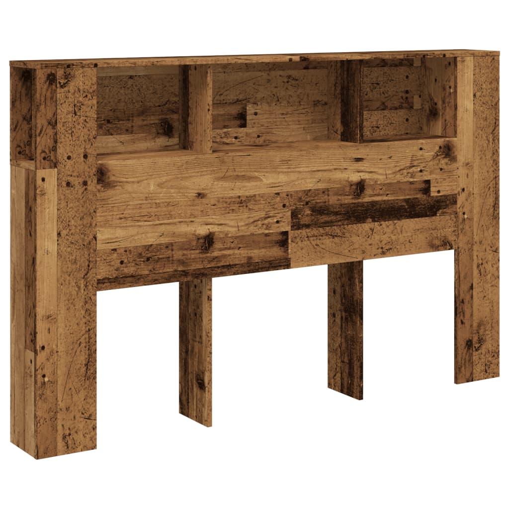 Testiera con Contenitore Legno 160x18,5x103,5 cm in Truciolato