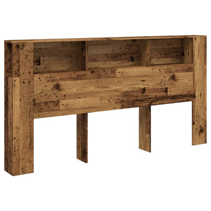 Testiera Contenitore Legno Antico 200x18,5x102,5cm Truciolato