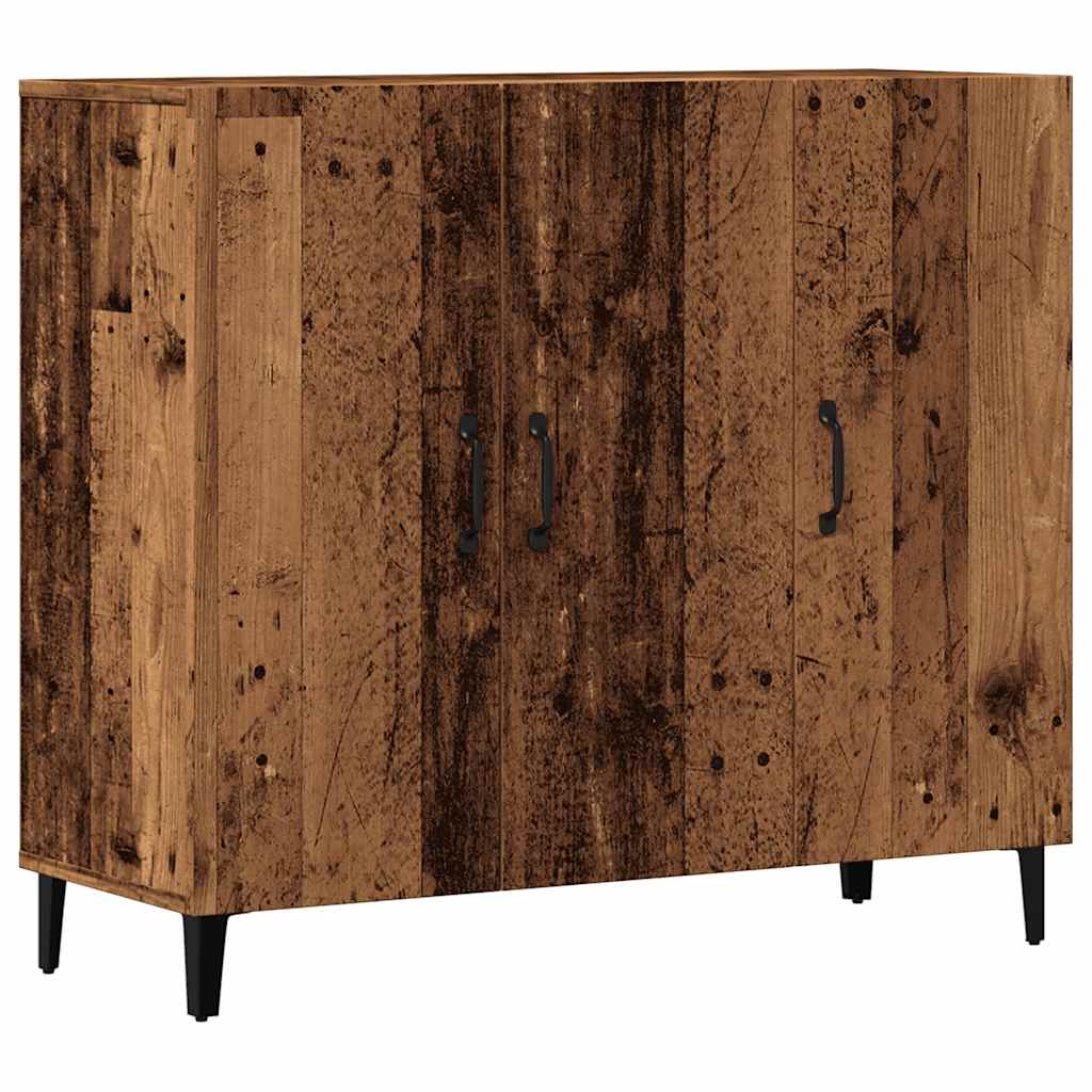 Credenza Legno Antico 90x34x80 cm in Legno Multistrato
