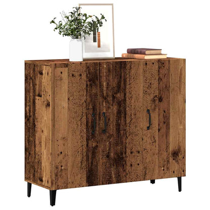 Credenza Legno Antico 90x34x80 cm in Legno Multistrato