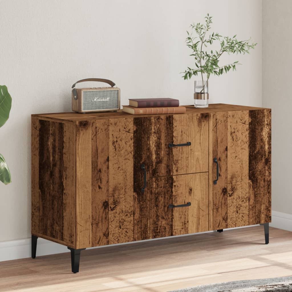 Credenza Legno Antico 100x36x60 cm in Legno Multistrato