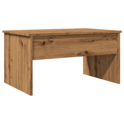 Tavolino Salotto Rovere Artigianale 80x50,5x41,5 cm Truciolato