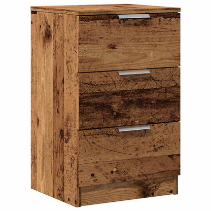 Comodino Legno Vecchio 40x36x65 cm in Legno Multistrato