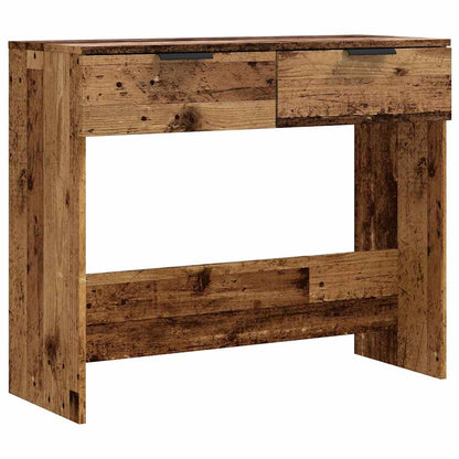 Tavolo Consolle in Legno Vecchio 90x36x75 cm Legno Multistrato