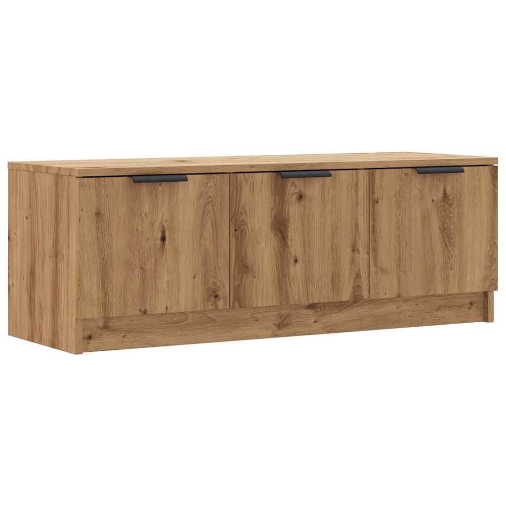 Mobile TV Marrone Artigianale 102x35x36,5 cm Legno Multistrato