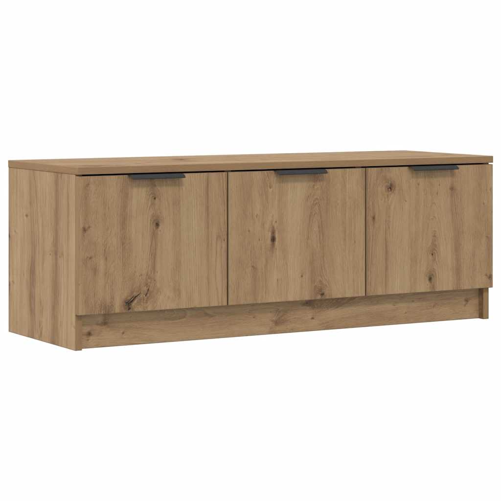 Mobile TV Marrone Artigianale 102x35x36,5 cm Legno Multistrato
