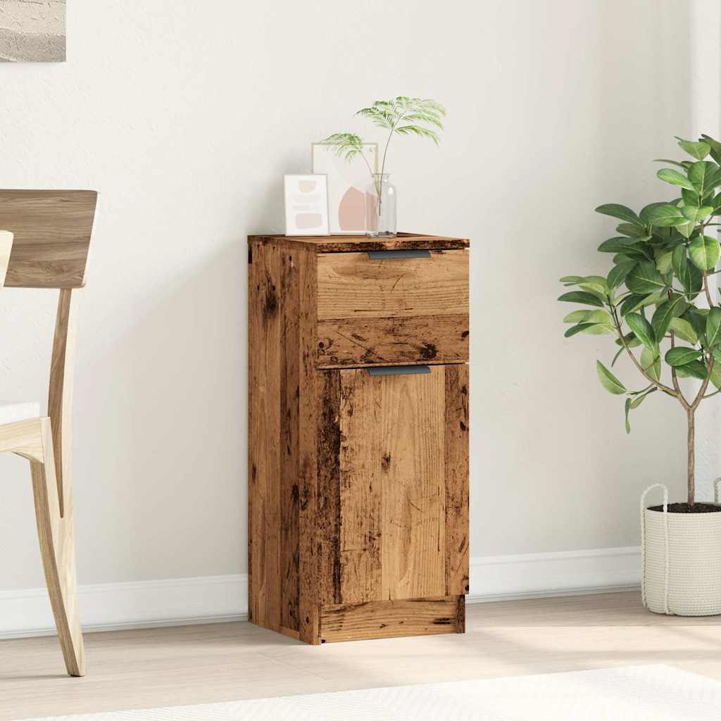 Credenza Legno Antico 30x30x70 cm in Legno Multistrato