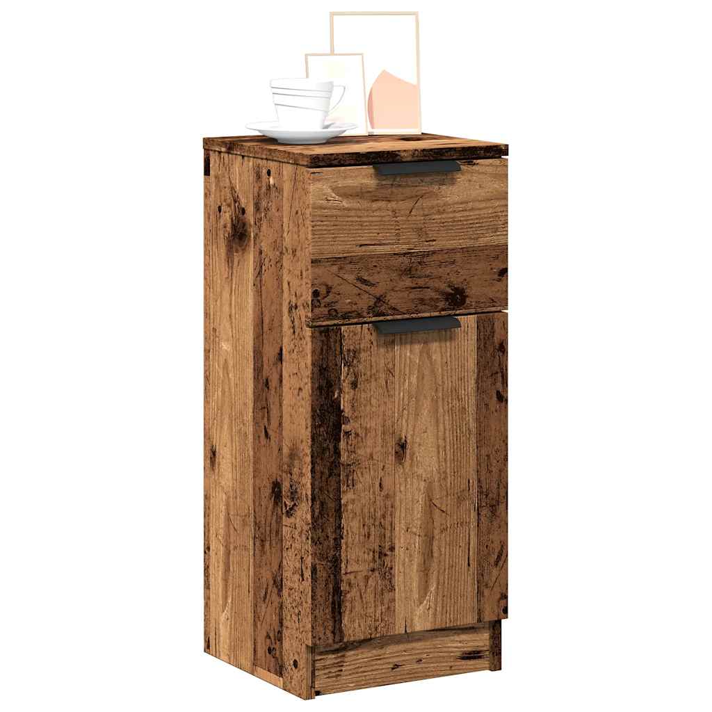 Credenza Legno Antico 30x30x70 cm in Legno Multistrato