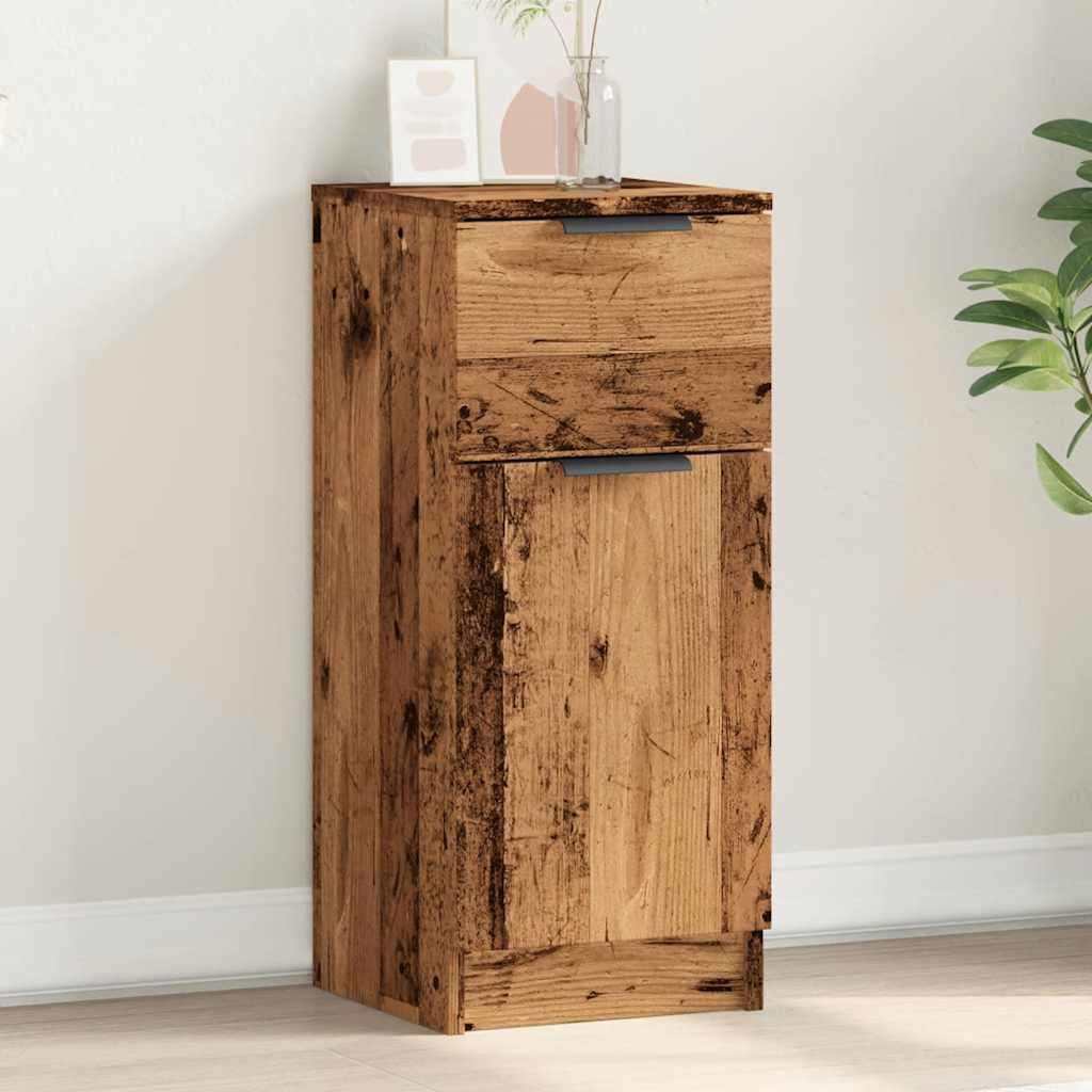 Credenza Legno Antico 30x30x70 cm in Legno Multistrato