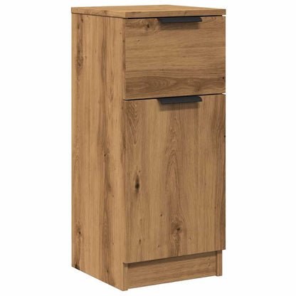 Credenza Rovere Artigianale 30x30x70 cm in Legno Multistrato