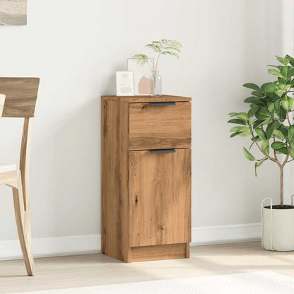 Credenza Rovere Artigianale 30x30x70 cm in Legno Multistrato