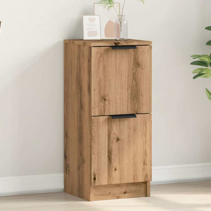Credenza Rovere Artigianale 30x30x70 cm in Legno Multistrato