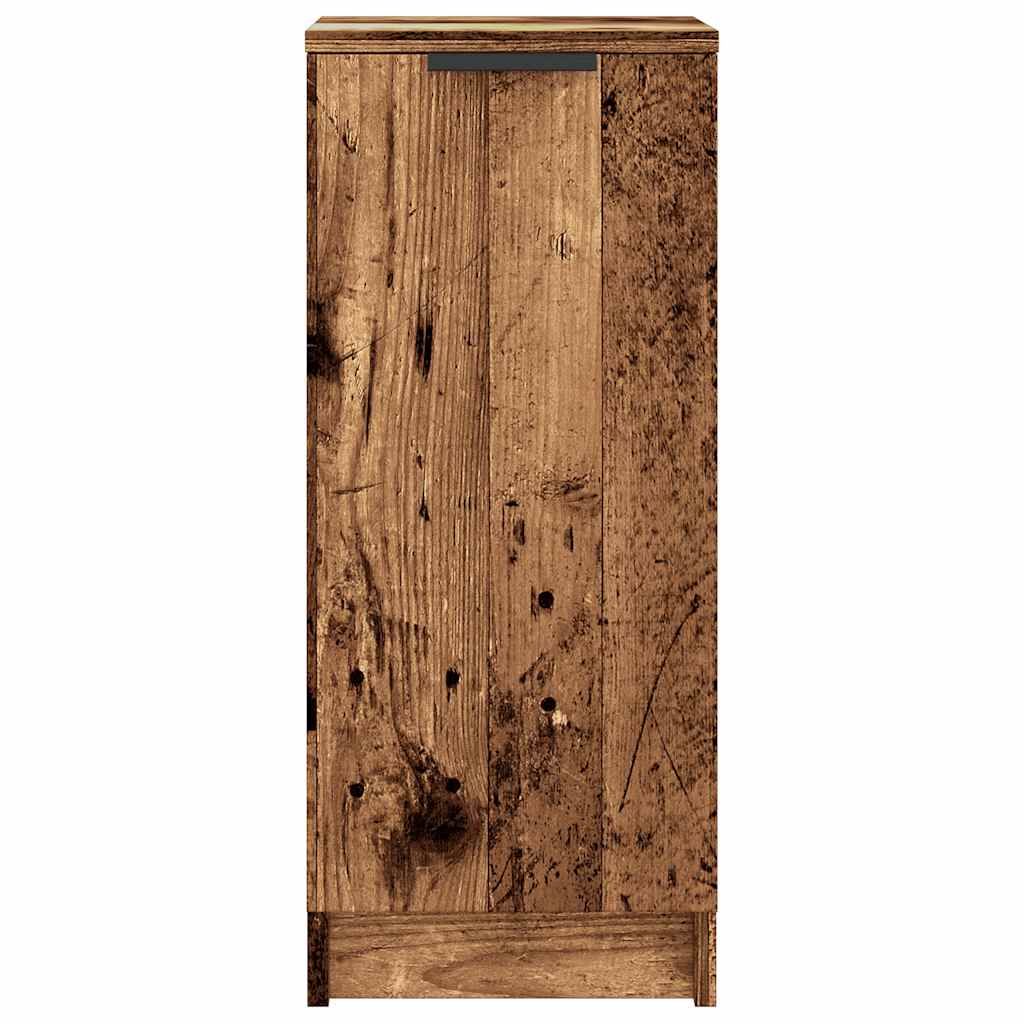 Scarpiera Legno Vecchio 29,5x35x70 cm in Legno Multistrato