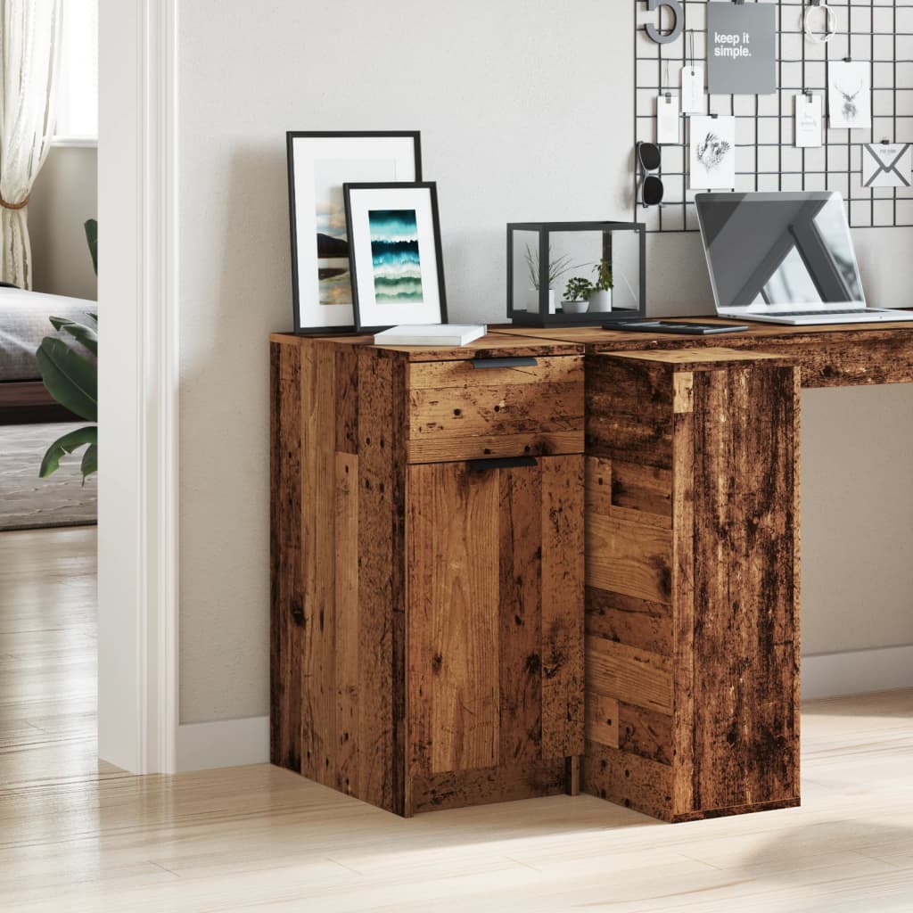 Scrivania Legno Antico 33x50x75 cm in Truciolato