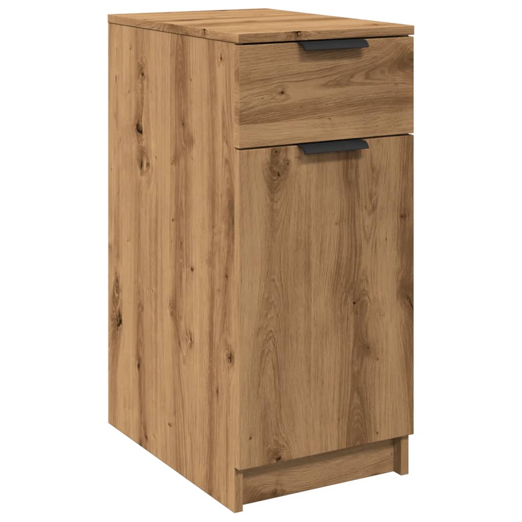 Scrivania Rovere Artigianale 34x36x50 cm in Legno Multistrato