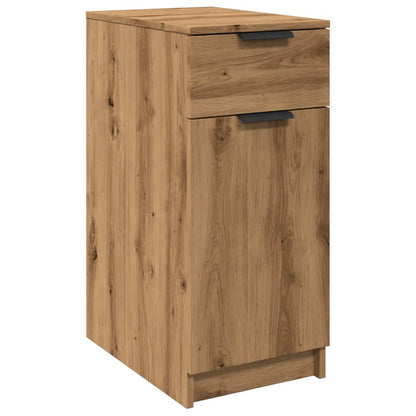Scrivania Rovere Artigianale 34x36x50 cm in Legno Multistrato