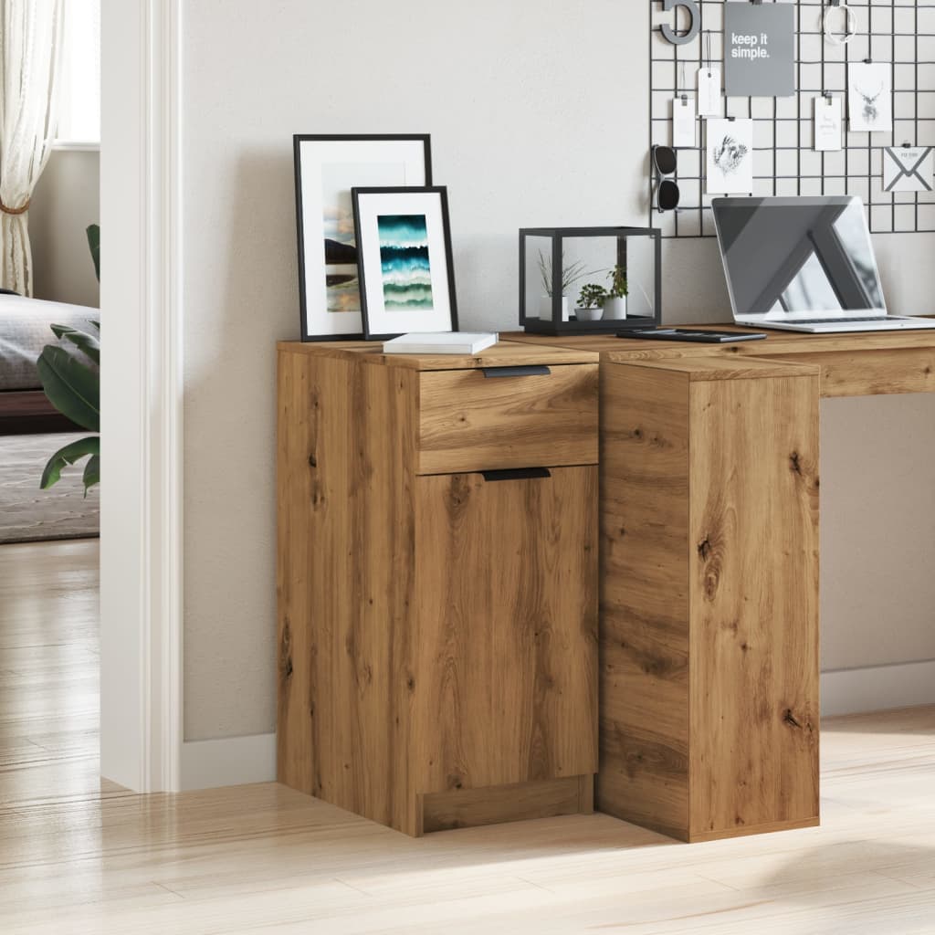 Scrivania Rovere Artigianale 34x36x50 cm in Legno Multistrato