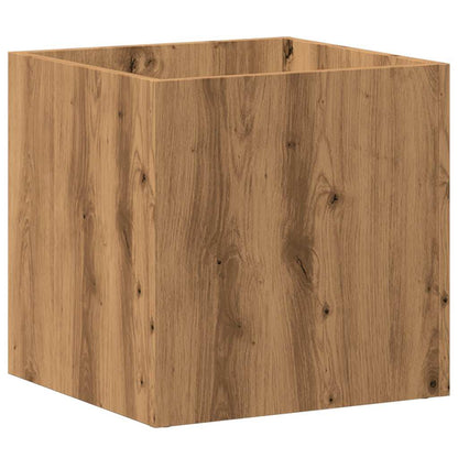 Fioriera Rovere Artigianale 40x40x40 cm in Legno Multistrato