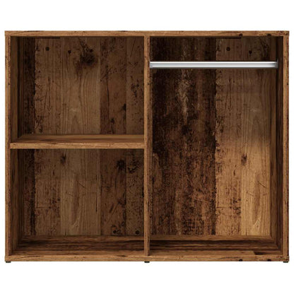 Armadietto per Cosmetici Legno Antico 80x40x65 cm in Truciolato