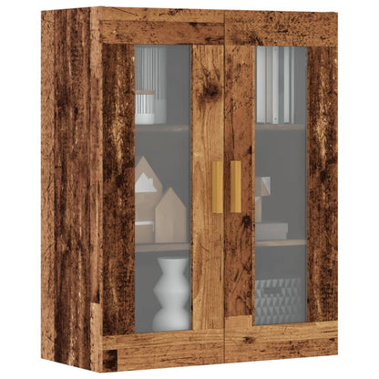Armadietto Pensile a Parete Legno Antico 69,5x34x90 cm