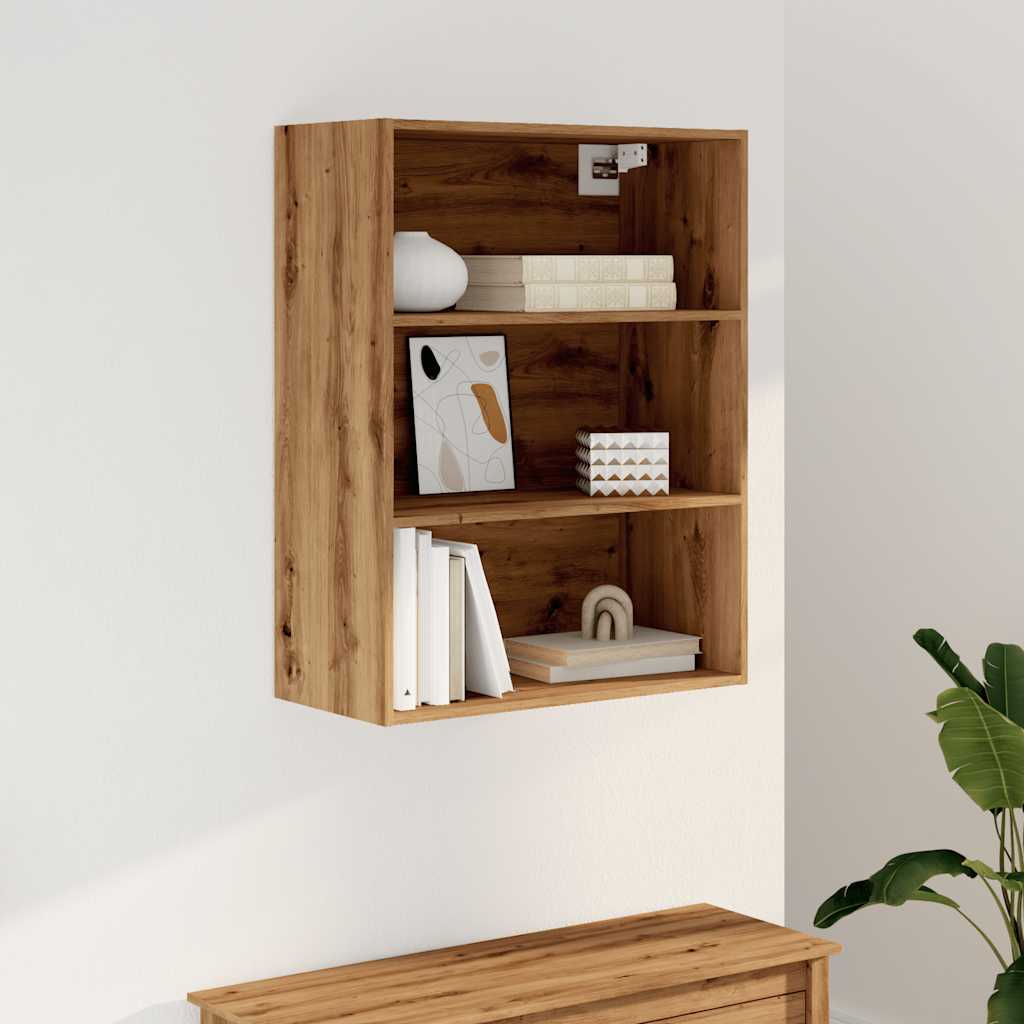 Armadietto Pensile Rovere Artigianale 69,5x32,5x90 cm