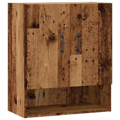 Armadietto a Muro Legno Antico 60x31x70 cm in Truciolato